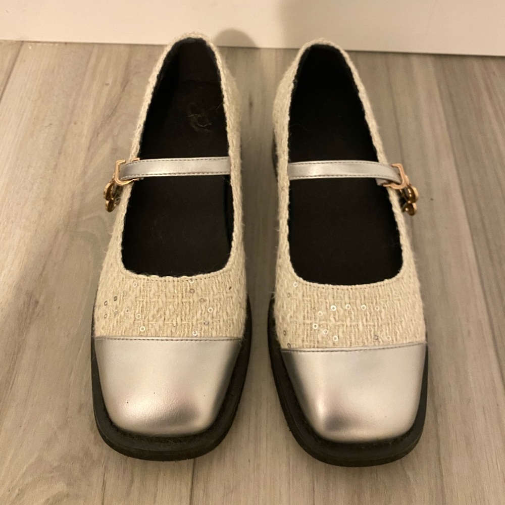 Tweed shoes